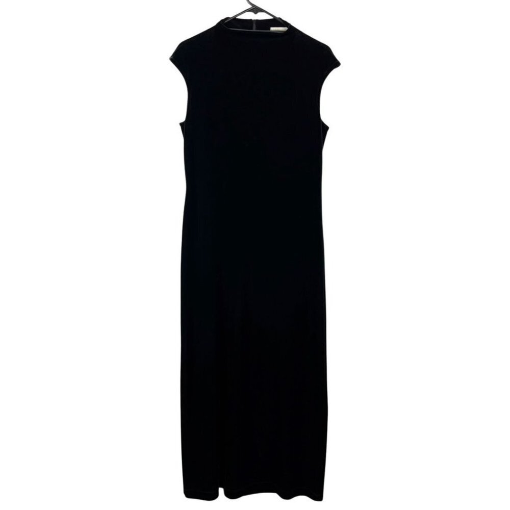 Coldwater Creek Velvet High Neck Maxi Dress‎ Womens S Special Occasion 90s Y2K